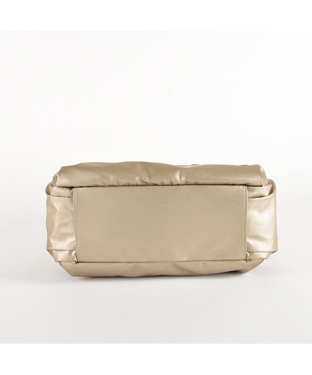 LA BAGAGERIE モノグラムデイリーバックパック ゴールド