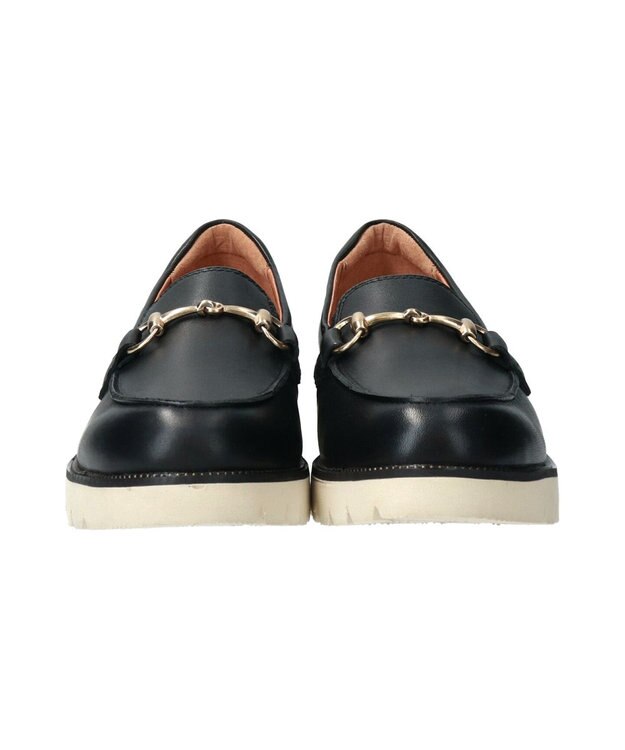 INTER-CHAUSSURES 【BUSSOLA】撥水ホースビットローファー ブラック