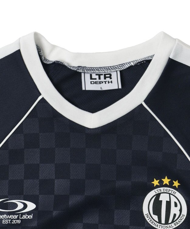 WEGO 【ユニセックス着用ITEM/MLサイズ展開】ラインスリーブゲームT（LS） ネイビー