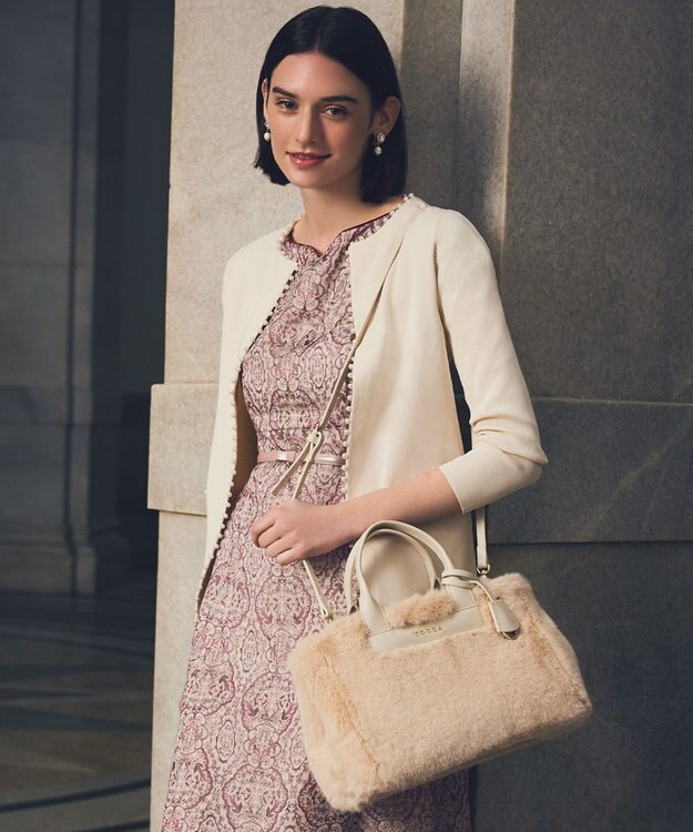 TOCCA 【洗える！】WHITE WHITE カーディガン アイボリー系