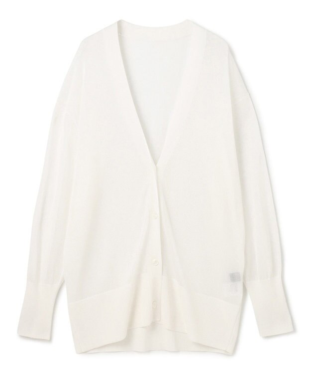 uncrave ラスターシアーニット ロングカーディガン オフ