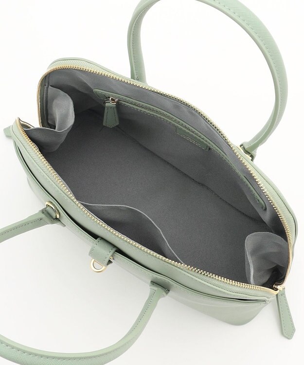 J.PRESS LADIES 【WEB限定カラーあり・ショルダー付き】purse バッグ ライトグリーン系