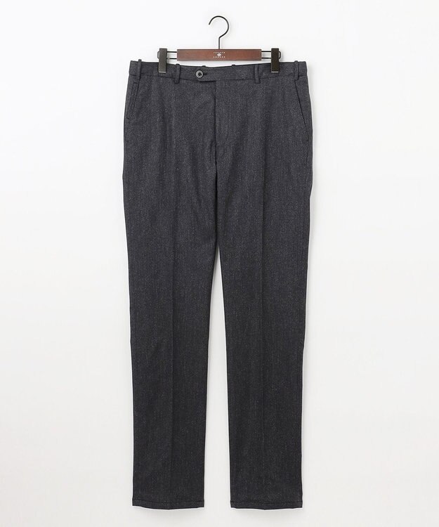 JOSEPH ABBOUD 【キングサイズ・ウエストも伸びる！/暖か起毛裏地付/2WAYストレッチ/ オーガニック】オーガニックコットン ウオーム パンツ グレー系