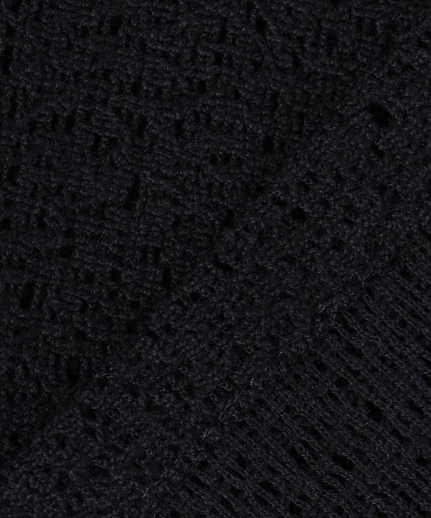 自由区 テクスチャージャージーレーシー カーディガン ネイビー