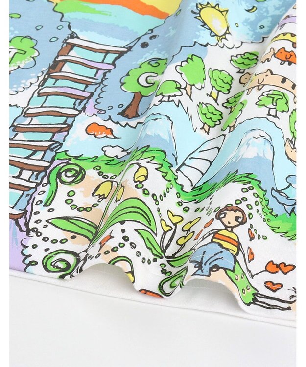 tsumori chisato SLEEP ツモリチサト トップス 綿100%(本体) 天竺素材 長袖 ルームウエア レディース UTX509 /ワコール サックス