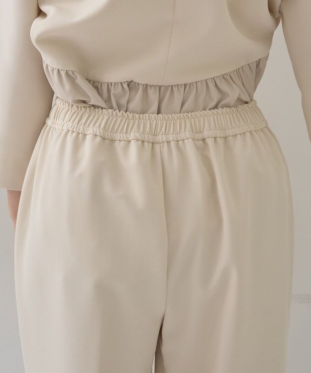 YECCA VECCA 【2点SET】バックフリルデザインセットアップ Ivory