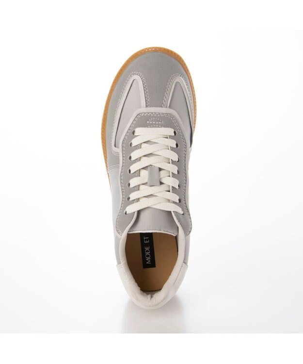 MODE ET JACOMO <MODE ET JACOMO>ローテク2WAYスニーカー ライトグレー
