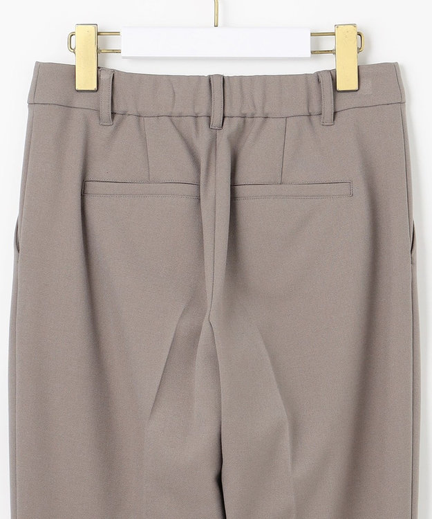 ANY SIS ビューティサーモ2WAYストレッチ テーパードパンツ グレージュ