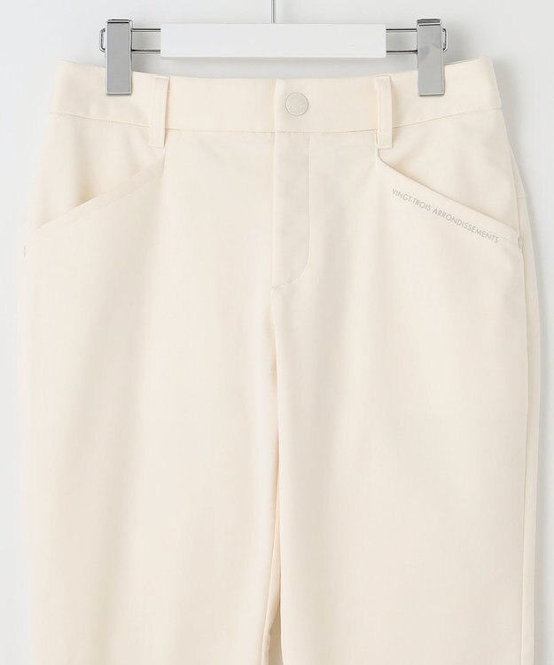 23区GOLF 冬ゴルフの強い味方【WOMEN】【撥水・ストレッチ】エアシャットボンディング パンツ ホワイト系