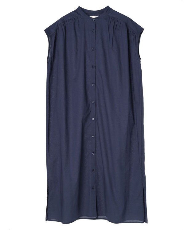 Green Parks ・Ｐｅｔｉｔ　Ｆｌｅｕｒ　カラーシャツワンピース Navy