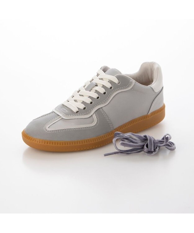 MODE ET JACOMO <MODE ET JACOMO>ローテク2WAYスニーカー ライトグレー