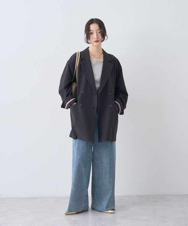 earth music&ecology 【セットアップ可】BIGジャケット Black