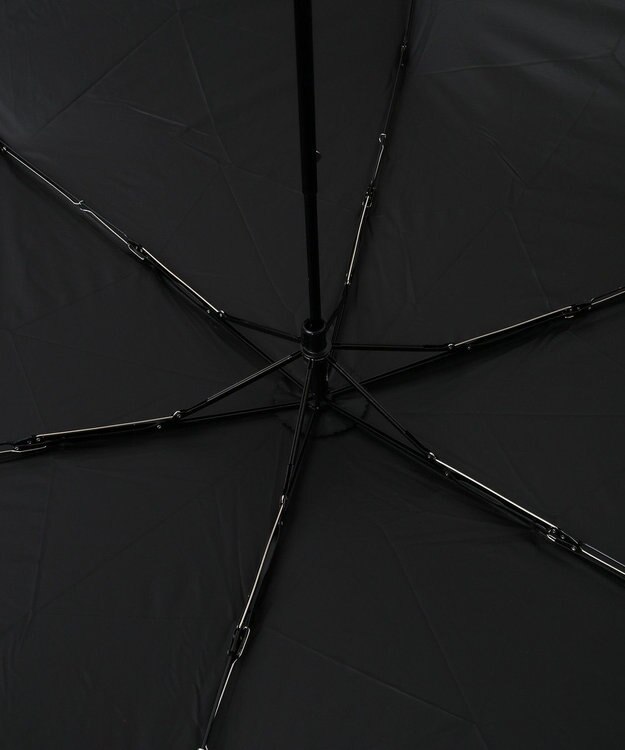 YECCA VECCA 【晴雨兼用】Wpc.遮光フラワードローイングミニ日傘 Black