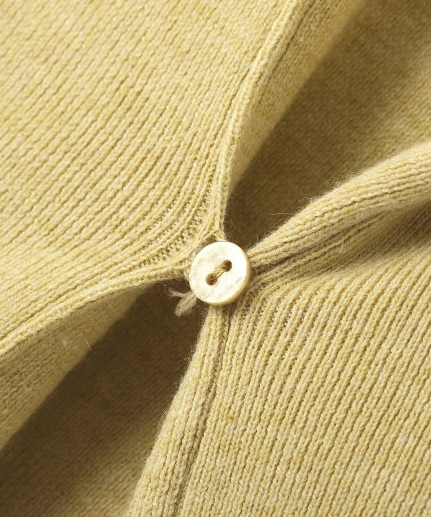 CRAFT STANDARD BOUTIQUE Vネックフードカシュクールニットプルオーバー Light Yellow