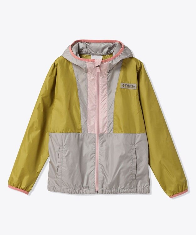 Columbia Columbia/ キッズアイテム/ バックボウルIIフーデッドウィンドブレーカー /コロンビア Peppercorn Flint Grey Pink Agate