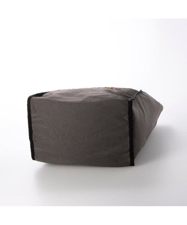 UNBILLION カシュカシュ cachecache / スマイル柄刺繍トートバッグ GY