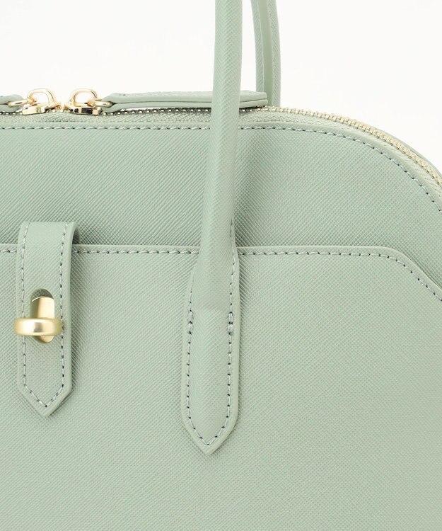 J.PRESS LADIES 【WEB限定カラーあり・ショルダー付き】purse バッグ ライトグリーン系