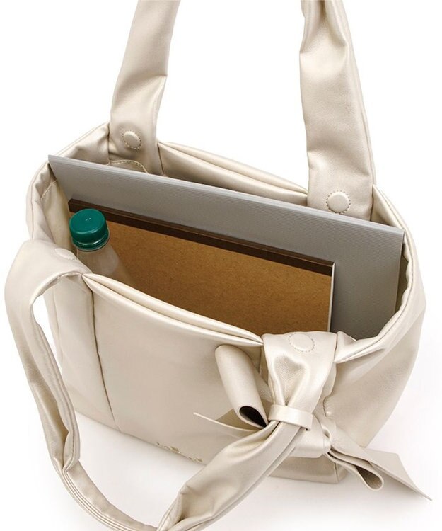 LANVIN en Bleu フリディティ ハンドバッグ（大） シャンパンゴールド