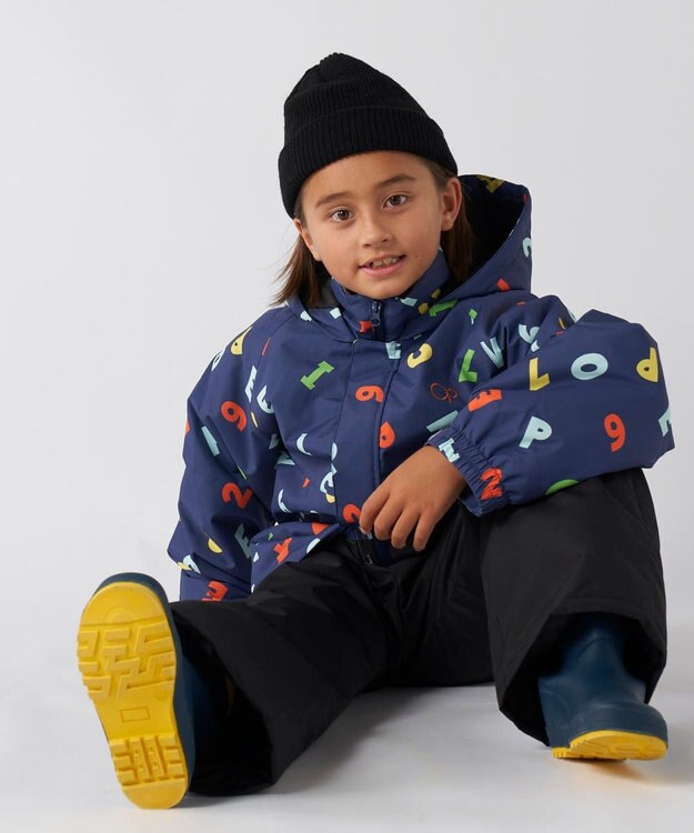 OP／FILA 【ocean pacific】スノーウェア上下セット サイズ調整機能付き ネイビー