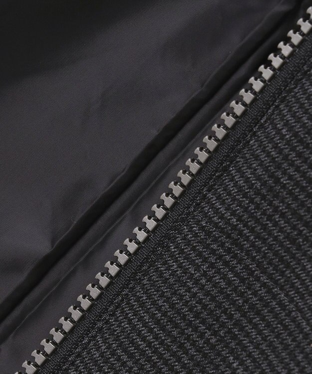 J.PRESS LADIES S ハウンドトゥース&グレンチェック ショート ダウンコート ライトグレー系3