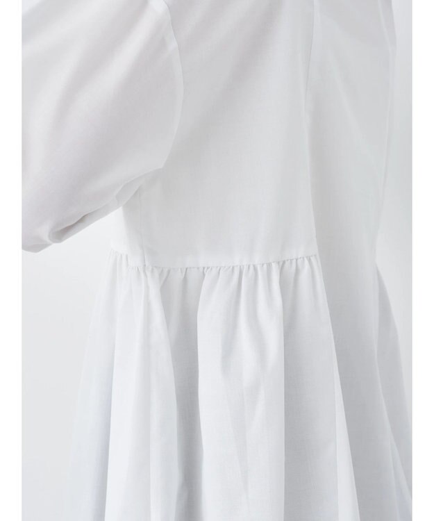 earth music&ecology サイドティアードチュニック Ivory