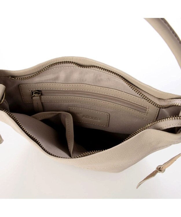 UNBILLION アトランタ ATLANTA / 牛革ロープハンドル2wayショルダーS グレージュ