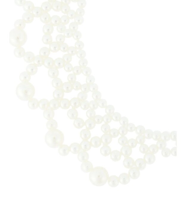 Green Parks ・ＨＡＬＦ　ＴＩＭＥ　パールカラーネックレスＣ White