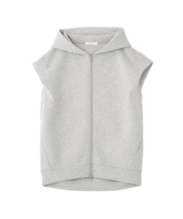 AMERICAN HOLIC ポンチZIPフーディーベスト Ivory