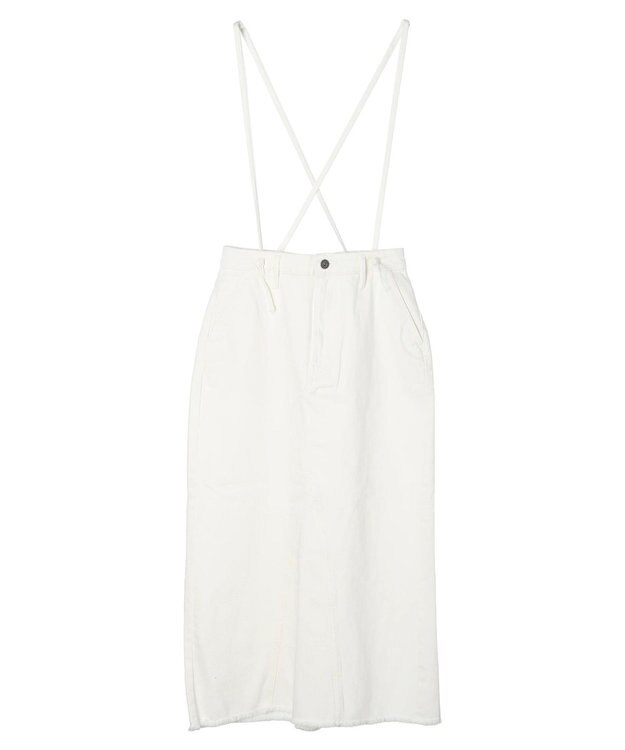 AMERICAN HOLIC サス付きタイトスカート White