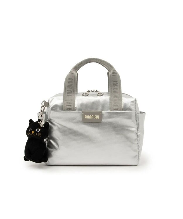 ANNA SUI ワンダー 2WAYミニボストンバッグ シルバー