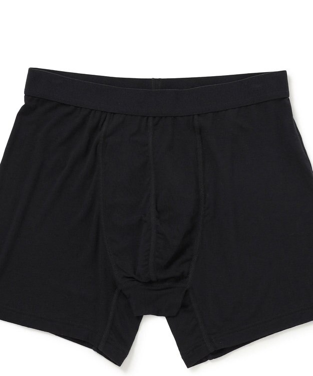 23区GOLF 【MEN】TTON なめらかレーヨン吸水ボクサーショーツ ブラック系