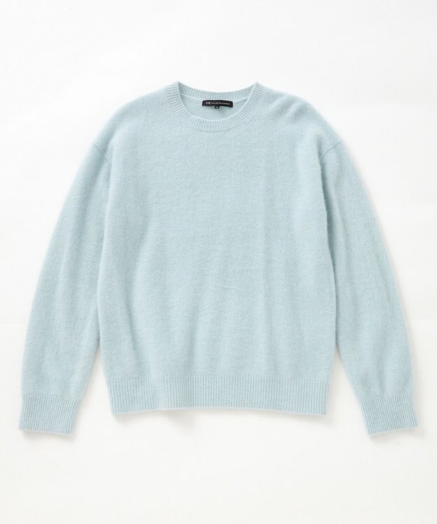 23区 ヘアリー ニット スカイブルー系