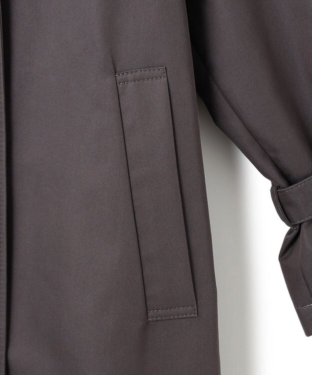 ICB TCシャンブレーツイル 2WAYトレンチコート チャコール系