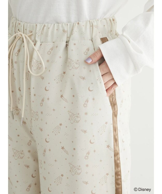 Green Parks ＦＡＮＴＡＳＩＡ／サイドライン柄パンツ Ivory