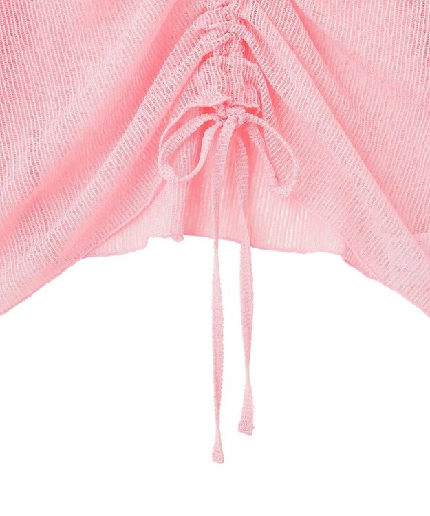 earth music&ecology フロントドロストシアープルオーバー Pink