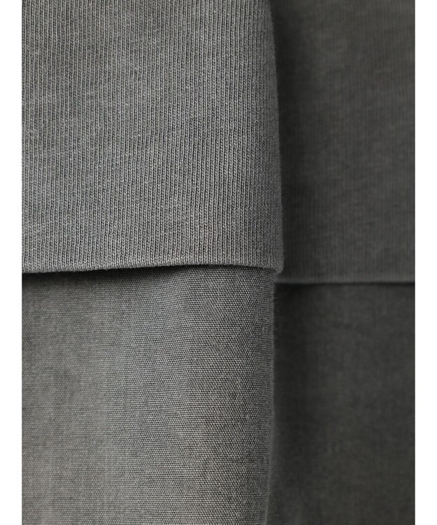 Green Parks ピグメントドッキングチュニック Gray