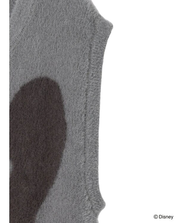 Green Parks Villains／ジャガードニットベスト Gray