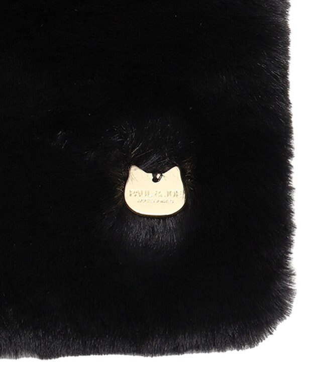 MOONBAT 【FUDGE11月号掲載】PAUL & JOE ACCESSOIRES フェイクファービッグマフラー ブラック