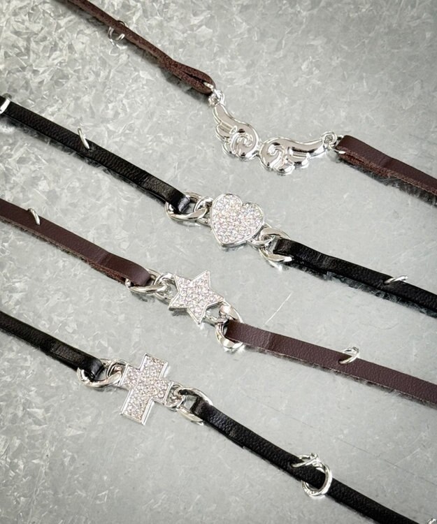 WEGO LキラモチーフPUチョーカー 柄4