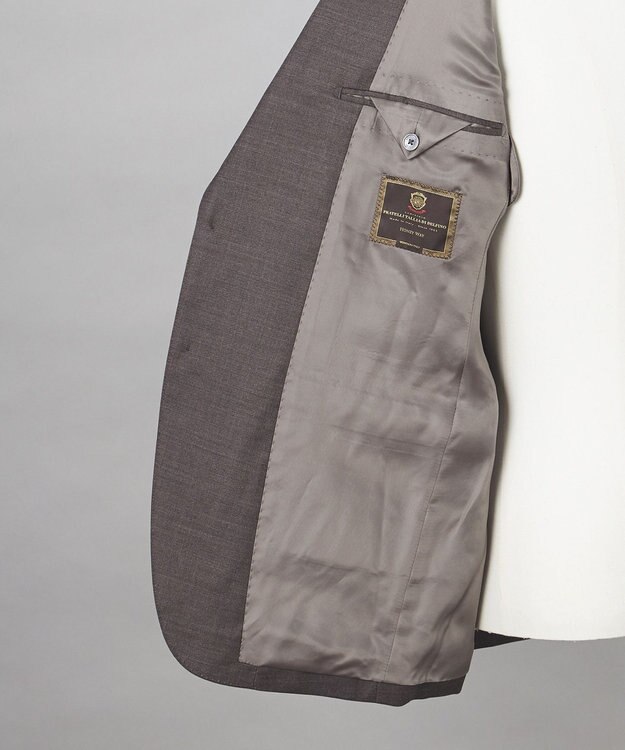 GOTAIRIKU 【DELFINO/デルフィノ】ハニーウェイ SUPER150's スーツ ダークブラウン系