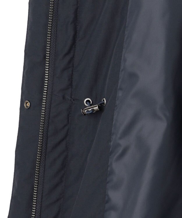 ICB L 【WEB＆一部店舗限定・撥水加工】ADSダウン  フーデットロングコート ネイビー系