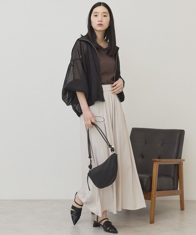 AMERICAN HOLIC シアーリップストップブルゾン Black