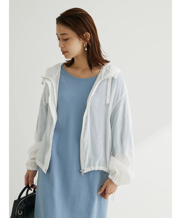 Green Parks ・ＥＬＥＮＣＡＲＥ　ＤＵＥ　シアーマウンテンパーカー Off White