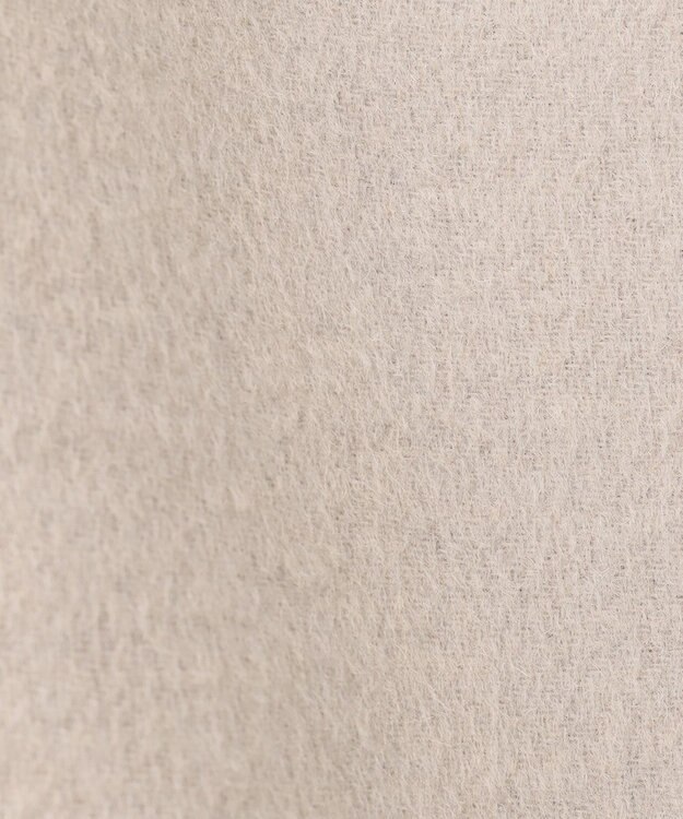 ANY SIS トリミングウールリバー コート アイボリーベージュ