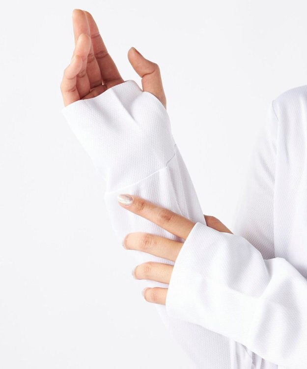 OP／FILA 【MC SPORTS】UVメッシュジャケット ホワイト