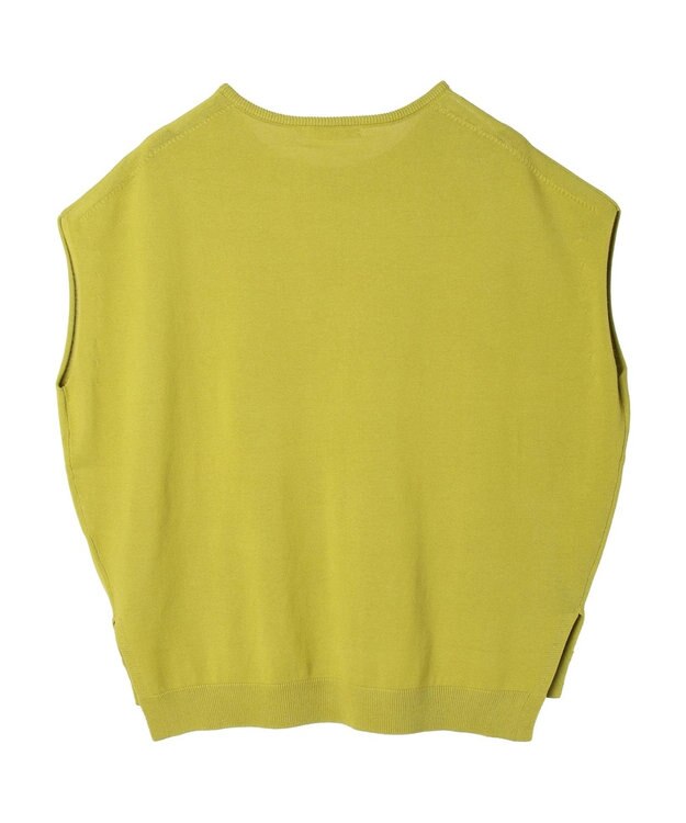 AMERICAN HOLIC ノースリーブニットプルオーバー Lime Green