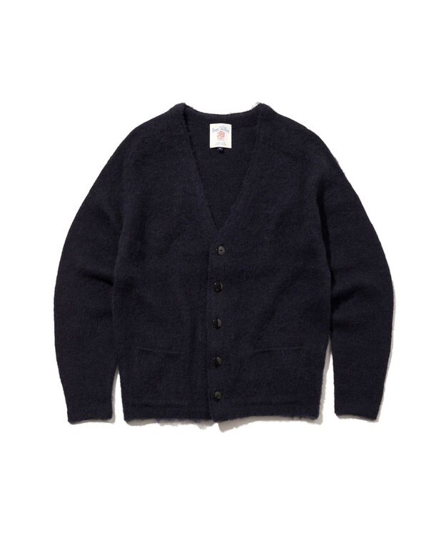 J.PRESS MEN 【J.PRESS ORIGINALS】Shaggy Dog Sweater Cardigan / Japan Made ネイビー系
