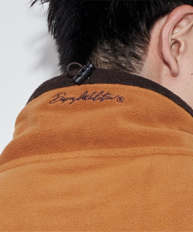 WEGO DISCUSフリースハーフジップPO キャメル