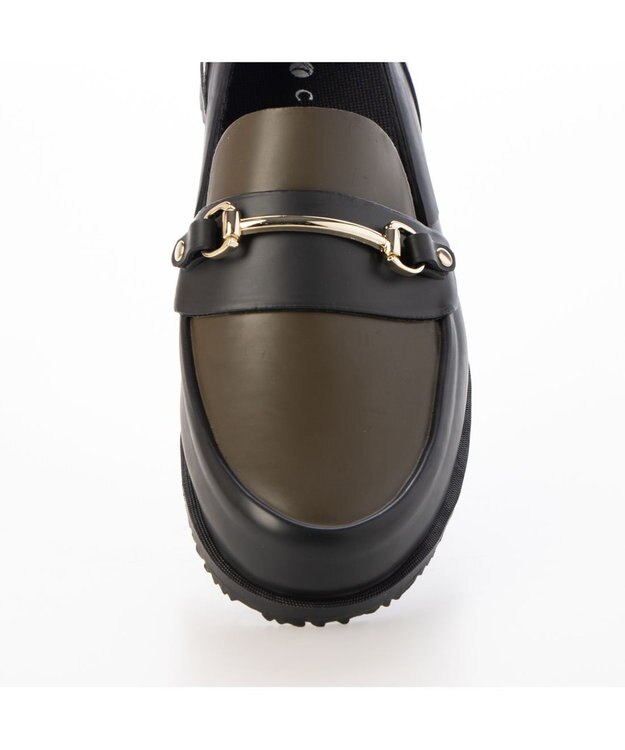 MODE ET JACOMO <carino>【レイン対応】ビットローファー ブラックコンビ