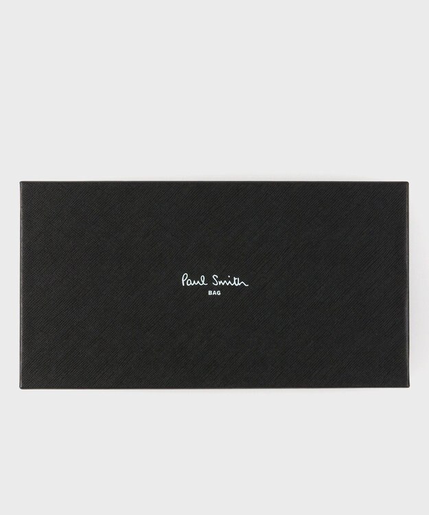 Paul Smith ブライトストライプトリム 長財布 ブラック